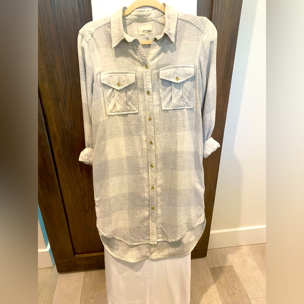 Wilfred Free - flannel like shirt dress - Size XXS